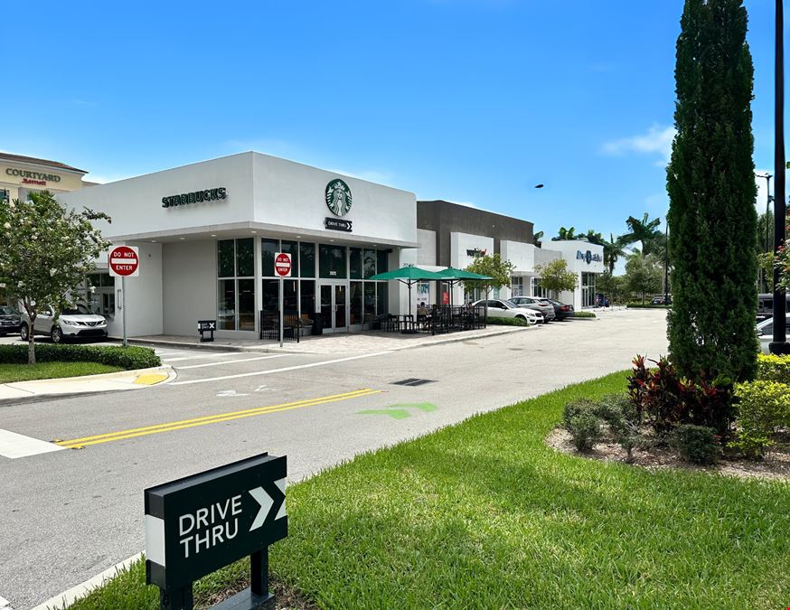 Starbuck's Anchored Homestead Retail Strip