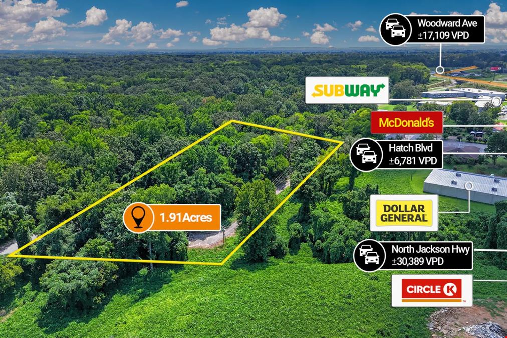 $1 Auction – 1.91 Acre Parcel | 30K VPD | Dollar General Adjacent