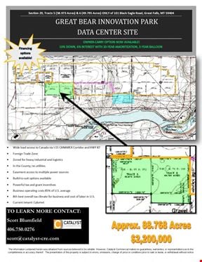 88+ Acres Ready for Development!