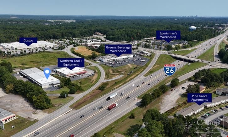 ±5,720 Square Feet of Flex Space Adjacent to I-26 | Columbia, SC