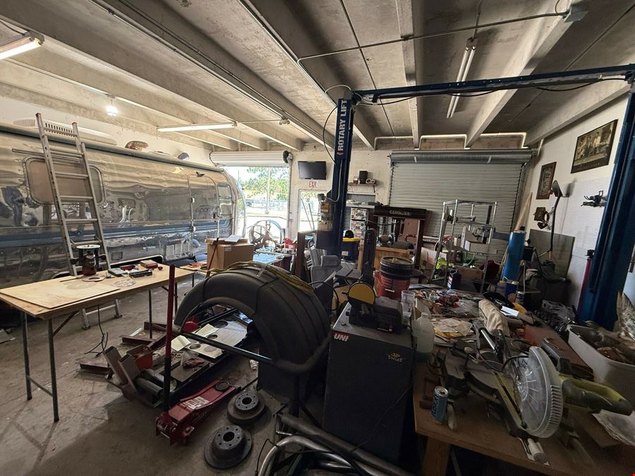 Warehouse with Fenced/Cleared Yard