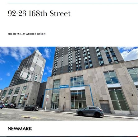 Preview of Retail space for Rent at 92-23 168th Street