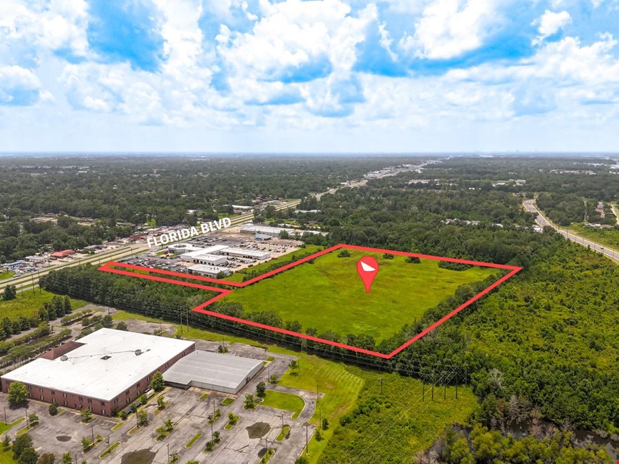 ±18.14-Acre Build-Ready Industrial Site on Florida Blvd