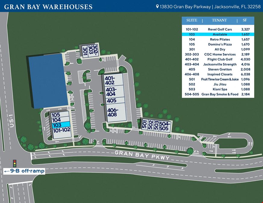 Gran Bay Warehouses