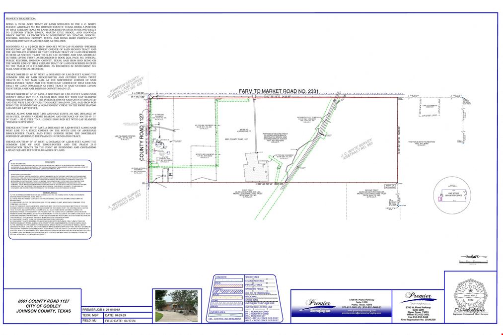 PRICE IMPROVEMENT - 2 Tracts For Sale Godley, TX