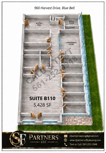 Preview of Office space for Rent at 960 Harvest Drive