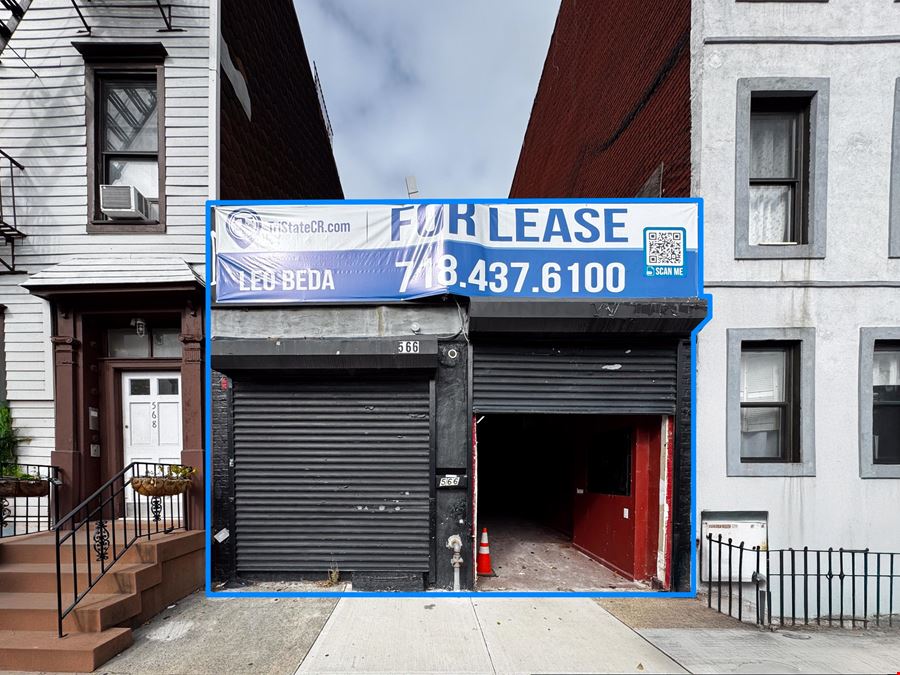 1,600 SF | 566 7th Avenue | Vented Stand Alone Retail Space for Lease