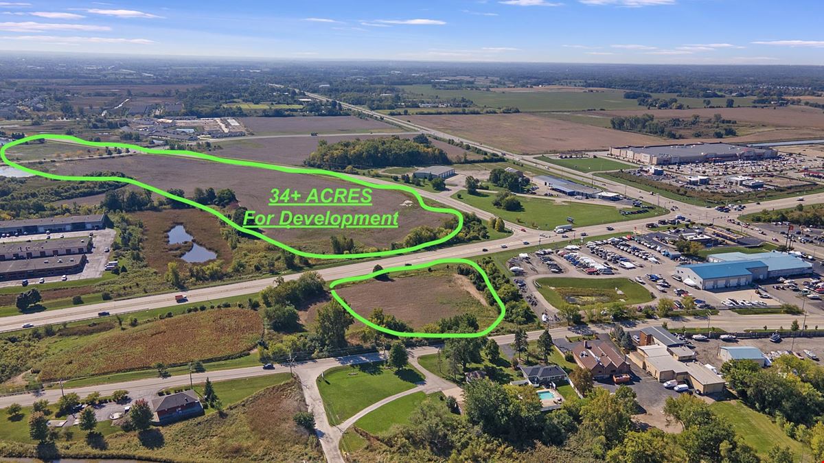 27065 W Route 120, 3.08 to 34.7 Acres For Development