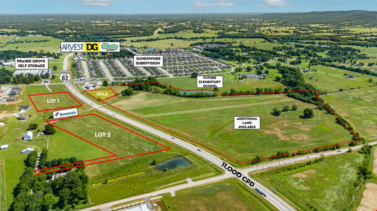 9.66 AC Lots 1 & 2 Hwy 62