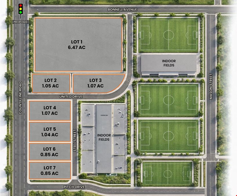 Erie Sports Complex Retail Pads