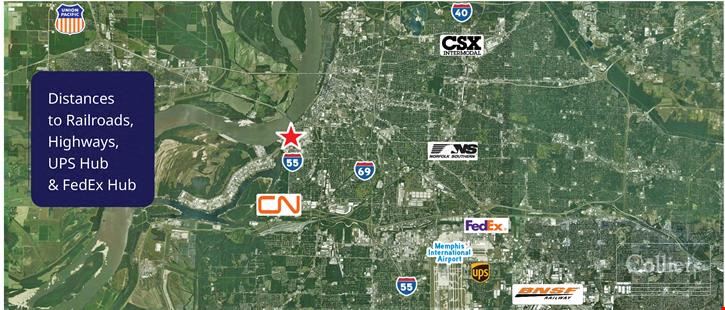 Truck Terminal for Lease in Memphis - 76 Doors & 119 Trailer Parks