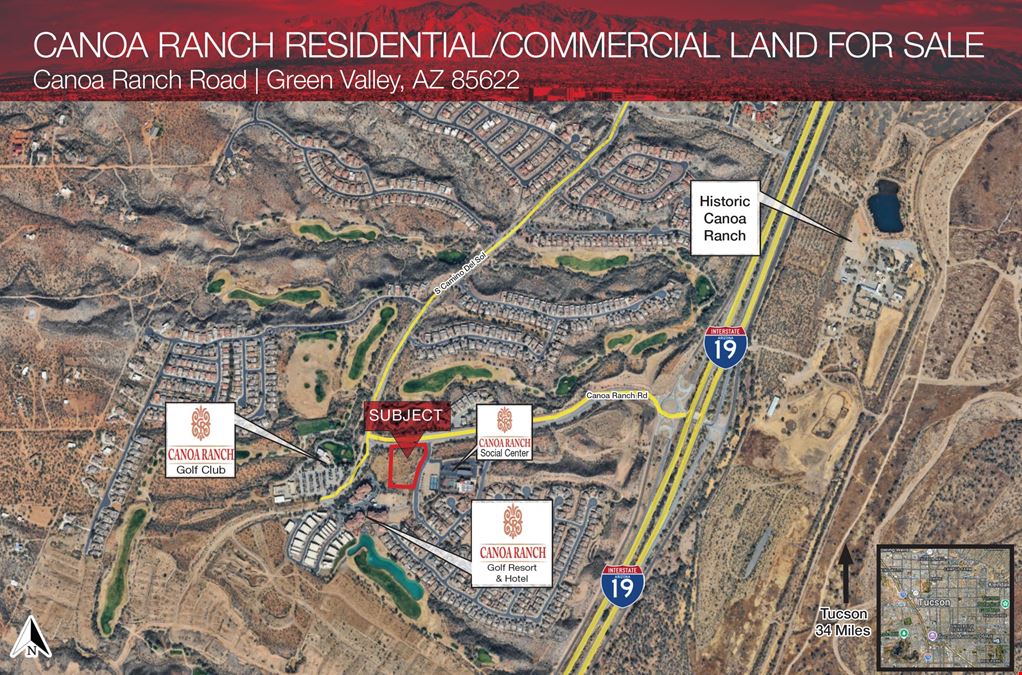 Canoa Ranch Residential/Commercial Land for Sale