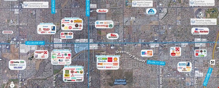 Retail Center for Lease in North Phoenix