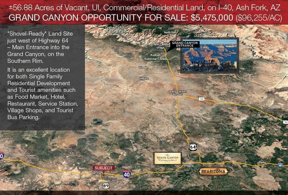 ±56.88 Acres I-40, Ash Fork, AZ