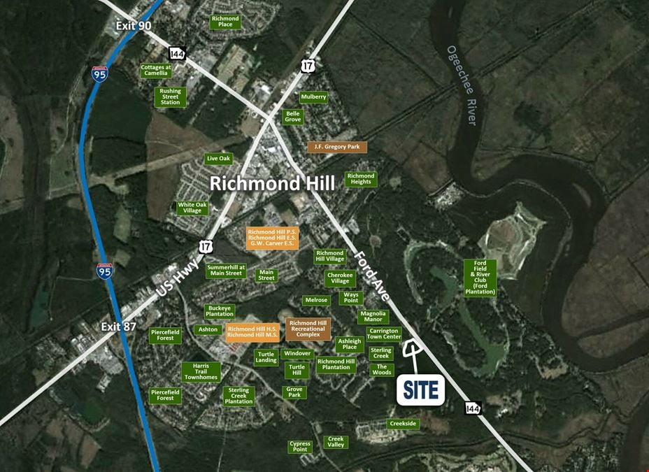 ±9.393 Commercial Acres on GA Hwy 144 (Ford Ave)