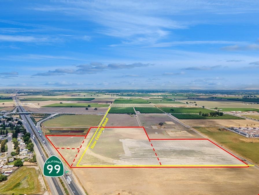 4 Commercial Retail Parcels Available Off HWY-99 in Tulare, CA