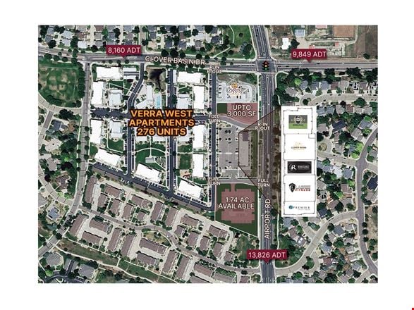 Preview of Retail space for Rent at Clover Basin Drive and  Airport Road 