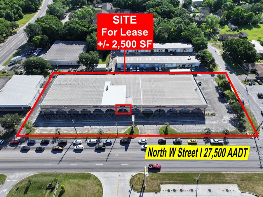 High-Visibility Strip Center for Lease in Central Pensacola