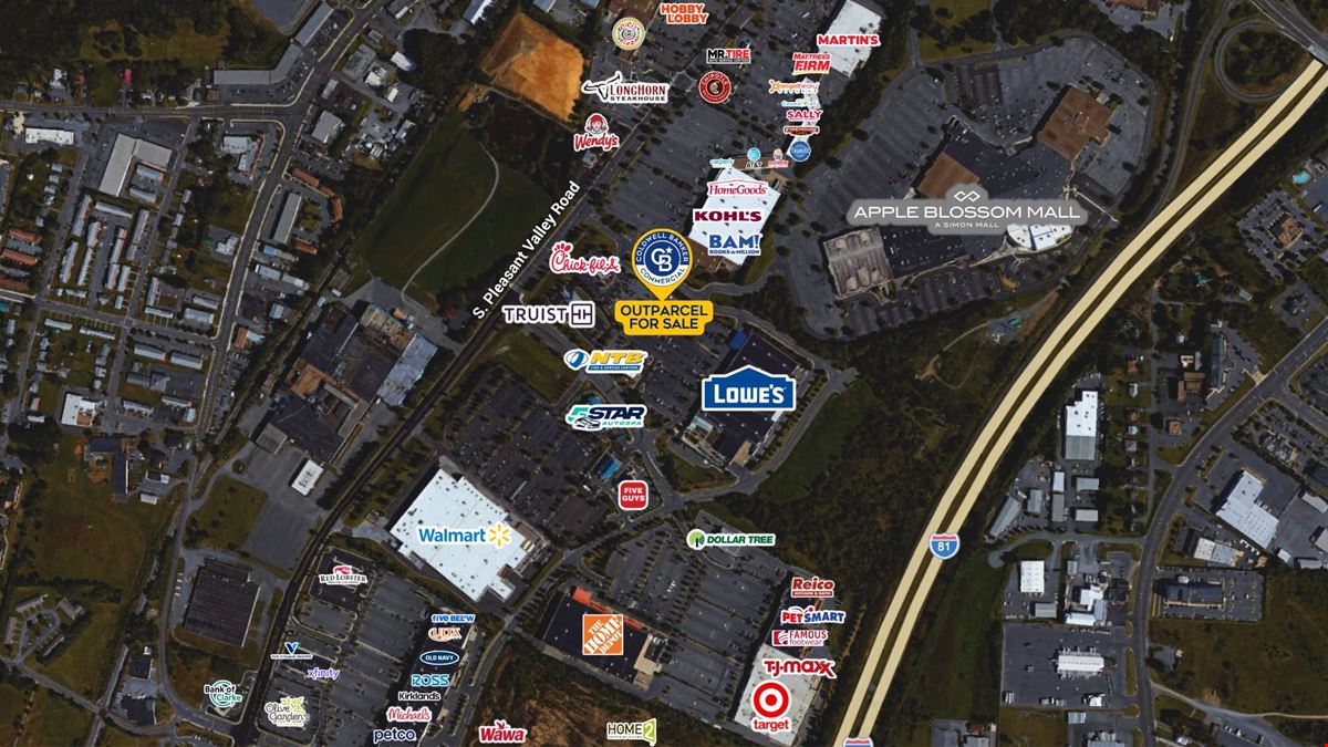 Prime Commercial Outparcel Amid National Retailers and Restaurants