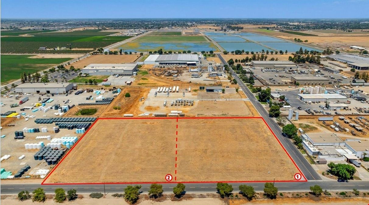 (2) Industrial Development Land Lots in Hanford, CA