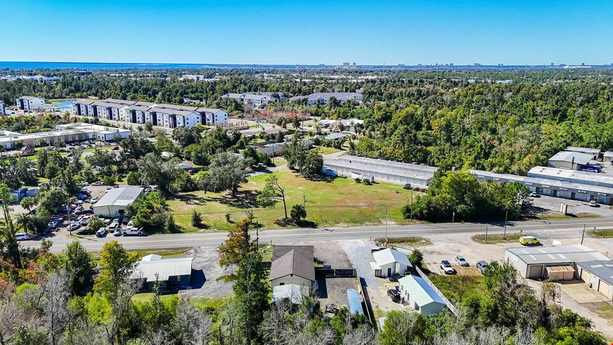 1,345 SF Freestanding Office Building with Fenced Yard & Outdoor Storage
