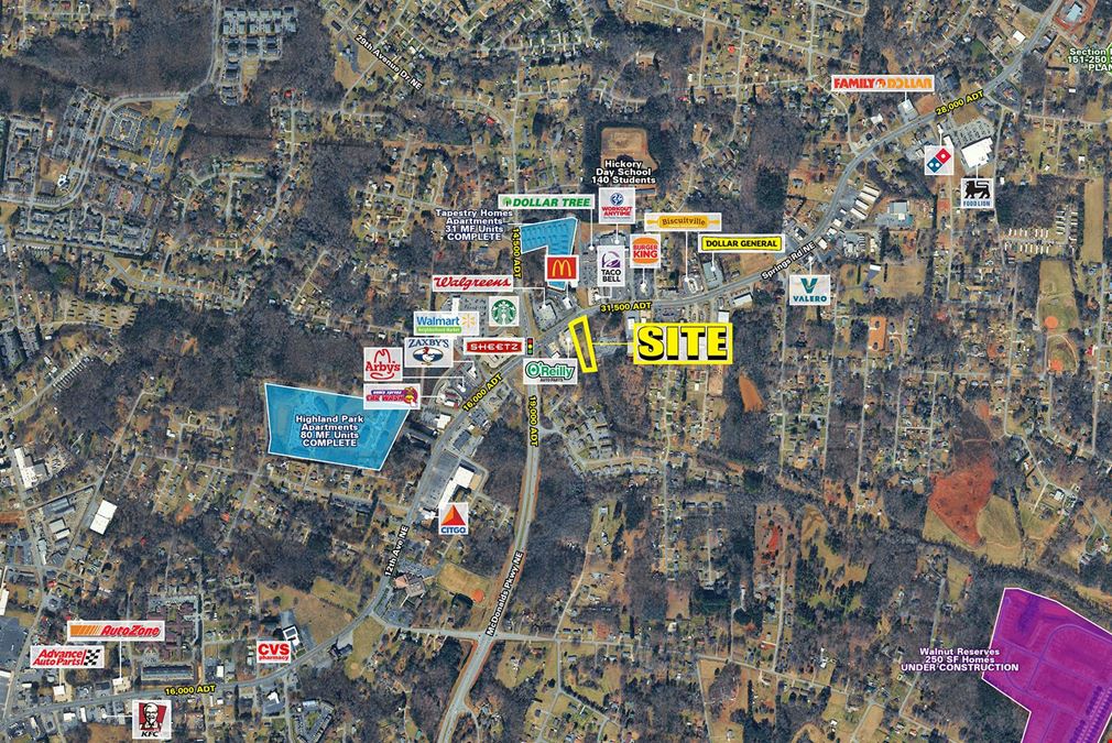 Springs Rd NE & McDonalds Pkwy NE