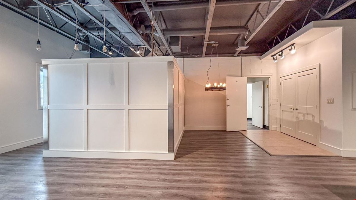 Flexible 2nd floor commercial space totalling 763 SF on St. Paul Street in Kelowna’s downtown core.