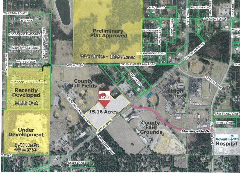 15.16 Acres - Raw Land - Dade City