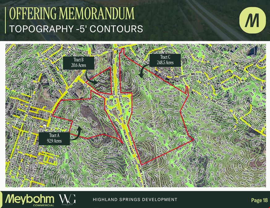 Highland Springs Development | 362 Commercial Acres Available