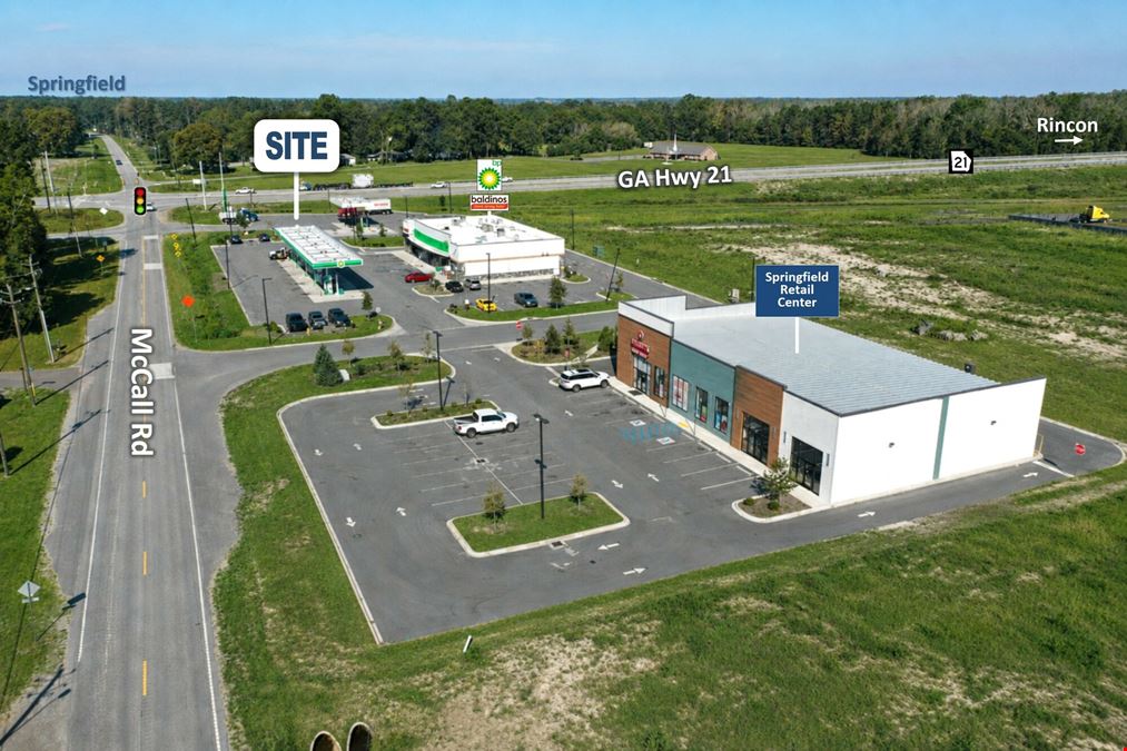 ±0.66-Acre Retail Outparcel on GA Hwy 21 | Ground Lease