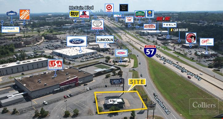 Redevelopment Opportunity: Freestanding Building with I-57 Visibility
