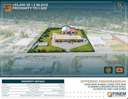 Preview of Industrial space for Rent at 1219 New Savannah Rd