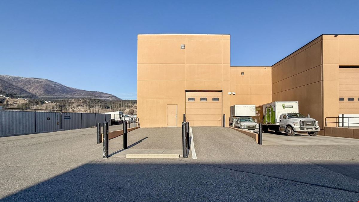 Centrally located industrial end-cap for sublease in the West Kelowna Business Park.