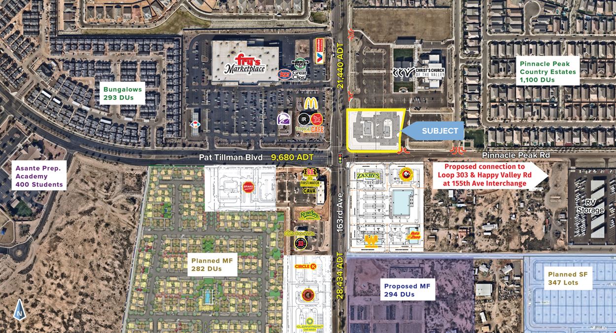 NEC 163rd Ave & Pinnacle Peak Rd