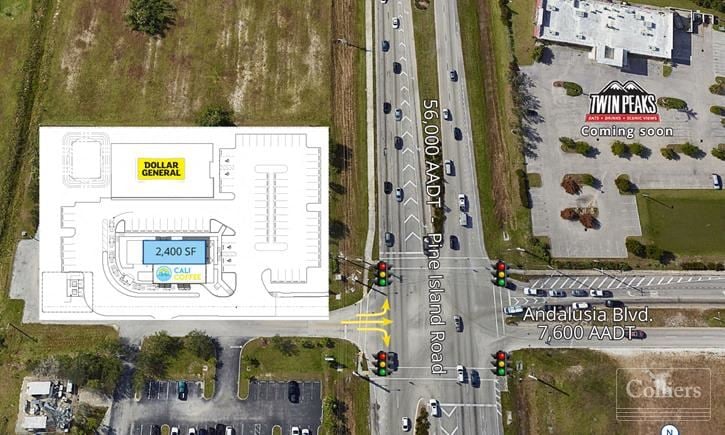 For Lease :  2,400 SF - New construction on Pine Island Road in Cape Coral, FL