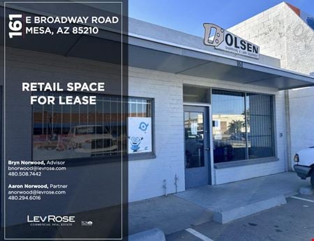 Preview of Retail space for Rent at 161 East Broadway Road