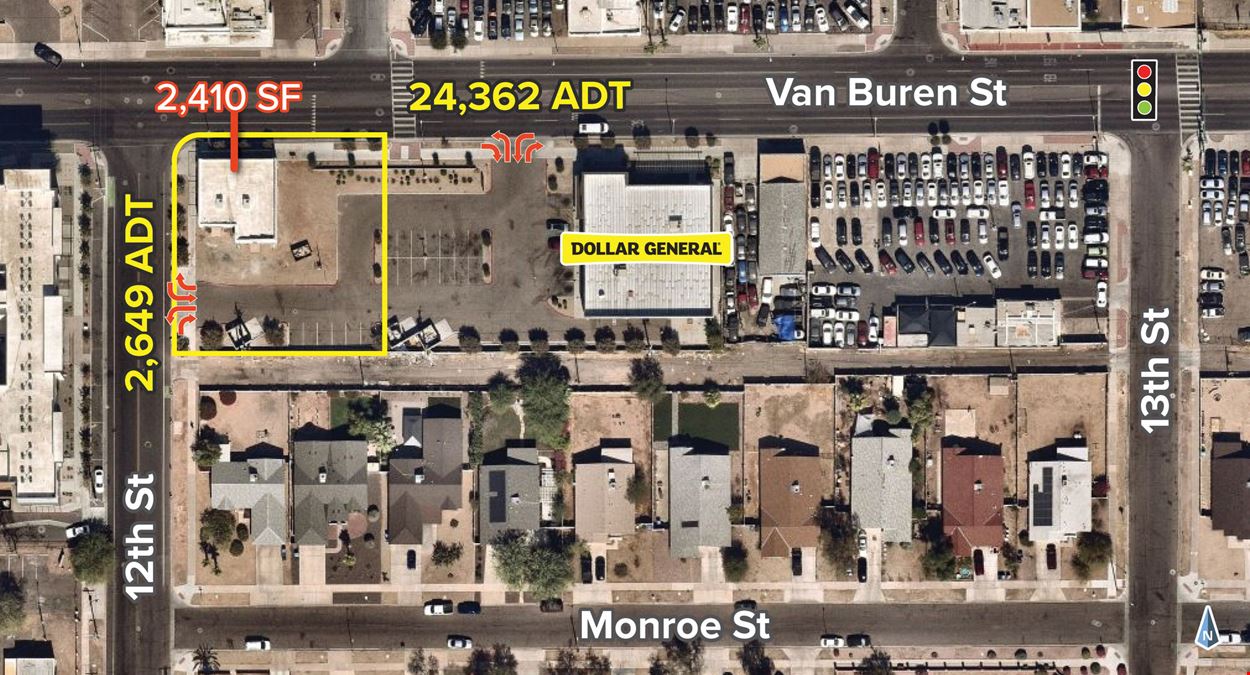 SEC 12th St & Van Buren 