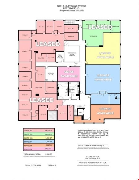Preview of Office space for Rent at 12751 South Cleveland Avenue