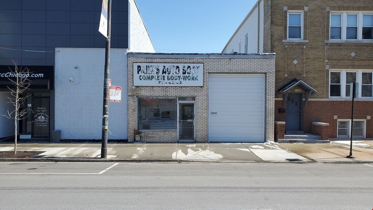 Prime North Center Retail Front + Dual Drive-In Warehouse/Garage