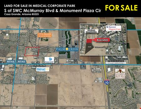 Preview of VacantLand space for Sale at S SWC McMurray Blvd & Monument Plaza Cir