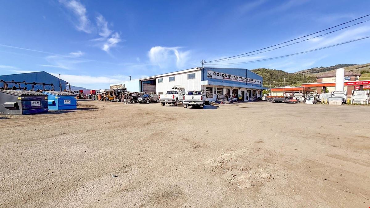 2.3 acres of industrial yard space available for lease in Vernon.