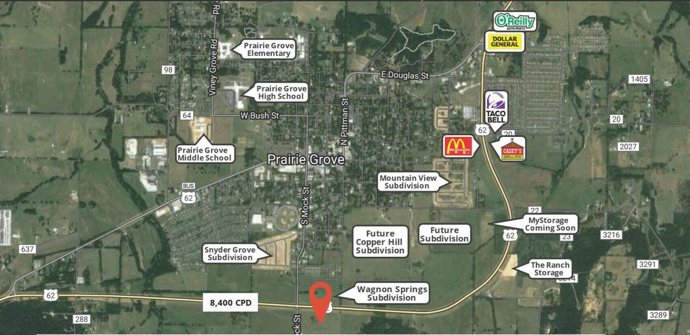 Tract A 11.5 Acres (West) Hogeye Rd & Hwy 62