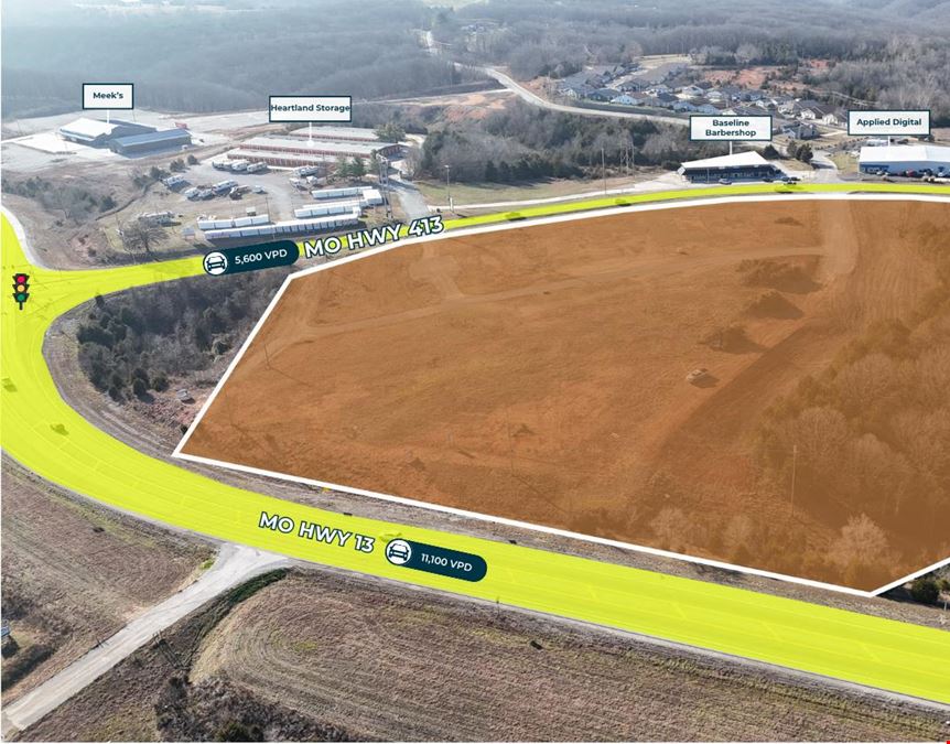 9.94 Acre | 2X Full Motion | Signalized Corner