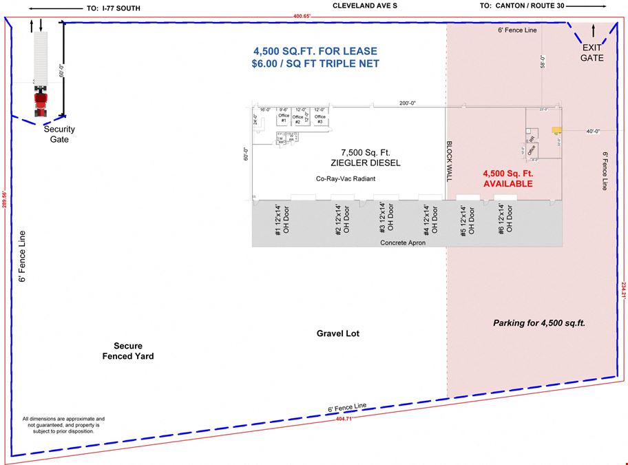 4,500 SQ.FT. INDUSTRIAL BAY WITH OFFICE