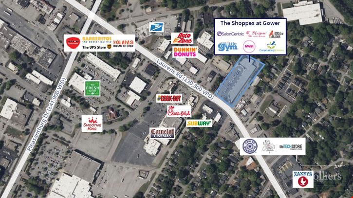 The Shoppes at Gower - New Suite Availabilities for Lease