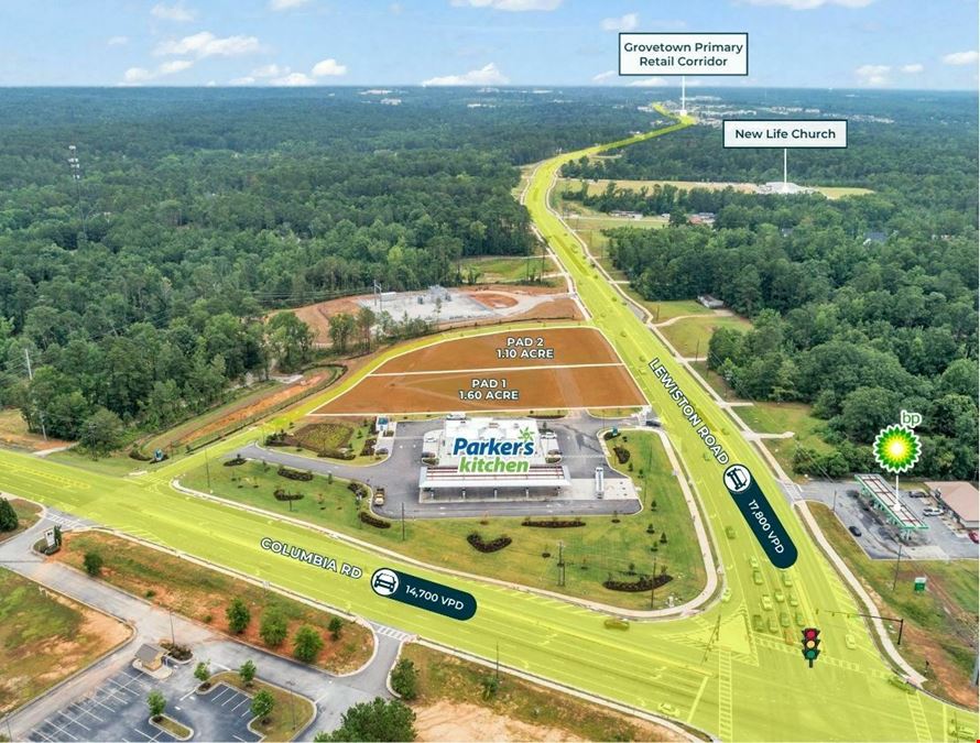 2 Pad Sites | Anchored by Food Lion | 2X Full Motion