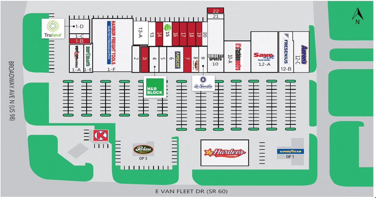 Bartow Plaza Retail Space For Lease