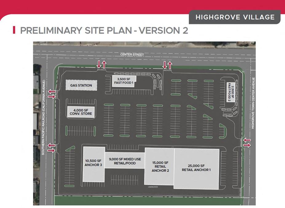 Highgrove Village SEC Center St & California Ave