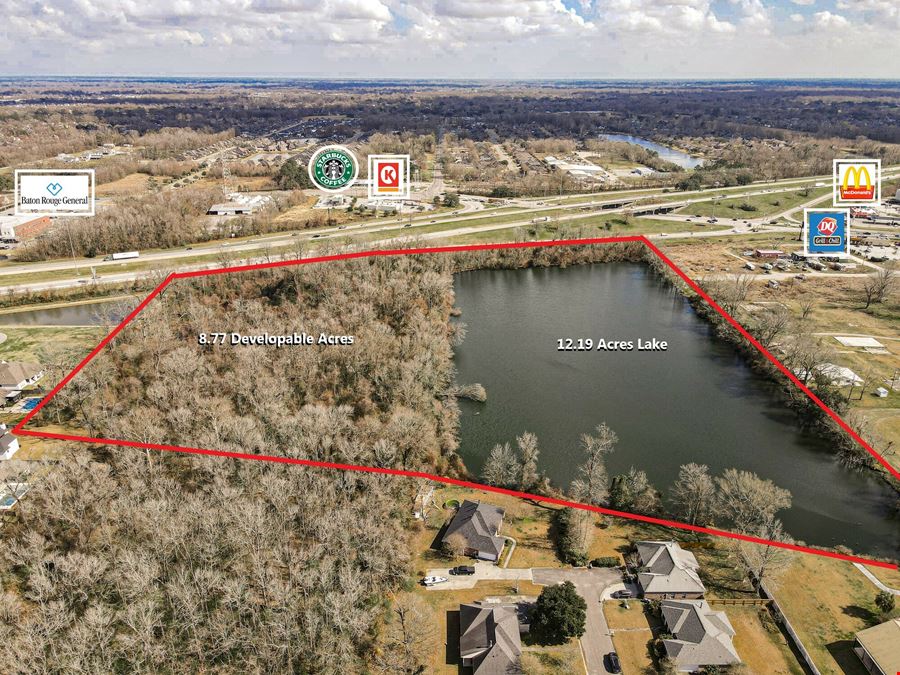 Prime I-10 Development Opportunity in Prairieville, LA