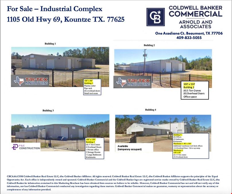 INDUSTRIAL FACILITY AVAILABLE